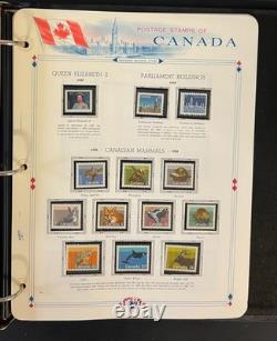 Canada Stamp Collection Album White Ace Pages Mint MNH 1982-1989 ZAYIX