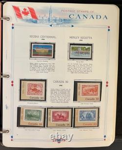 Canada Stamp Collection Album White Ace Pages Mint MNH 1982-1989 ZAYIX