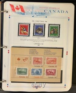 Canada Stamp Collection Album White Ace Pages Mint MNH 1982-1989 ZAYIX