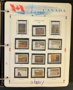 Canada Stamp Collection Album White Ace Pages Mint MNH 1982-1989 ZAYIX