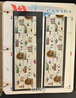 Canada Stamp Collection Album White Ace Pages Very Complete Mint MNH 1995 ZAYIX