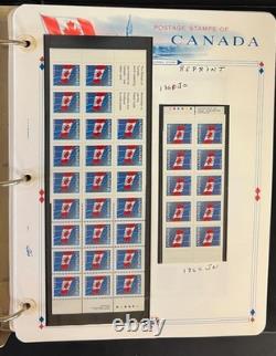 Canada Stamp Collection Album White Ace Pages Very Complete Mint MNH 1995 ZAYIX