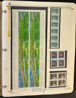Canada Stamp Collection Album White Ace Pages Very Complete Mint MNH 1995 ZAYIX