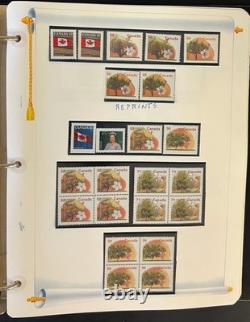 Canada Stamp Collection Album White Ace Pages Very Complete Mint MNH 1995 ZAYIX