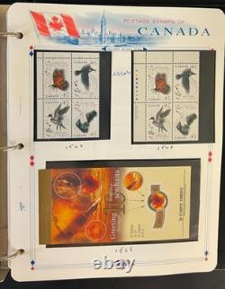 Canada Stamp Collection Album White Ace Pages Very Complete Mint MNH 1995 ZAYIX