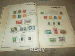 Canada Stamp Collection Lot Album Better Bluenose Tercentenary Large Queen 1859