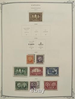 Canada Stamp Collection in Scott Album 1917-1982 High Face Value