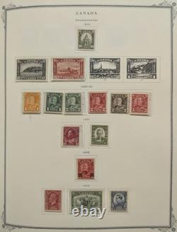 Canada Stamp Collection in Scott Album 1917-1982 High Face Value