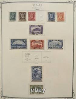 Canada Stamp Collection in Scott Album 1917-1982 High Face Value