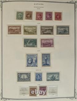 Canada Stamp Collection in Scott Album 1917-1982 High Face Value