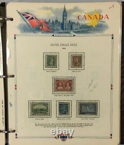 Canada Wonderful Stamp Collection 1851-1968 Hinged/Mounted in a White Ace Album