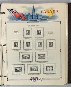 Canada Wonderful Stamp Collection 1851-1968 Hinged/Mounted in a White Ace Album