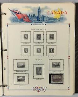 Canada Wonderful Stamp Collection 1851-1968 Hinged/Mounted in a White Ace Album