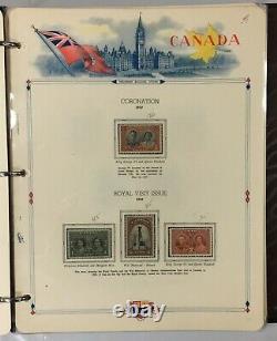 Canada Wonderful Stamp Collection 1851-1968 Hinged/Mounted in a White Ace Album