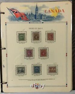 Canada Wonderful Stamp Collection 1851-1968 Hinged/Mounted in a White Ace Album