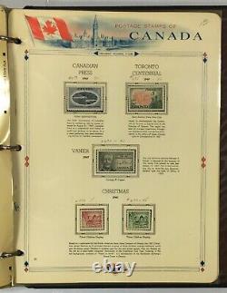 Canada Wonderful Stamp Collection 1851-1968 Hinged/Mounted in a White Ace Album