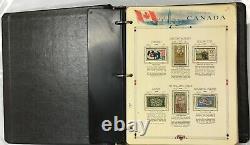 Canada Wonderful Stamp Collection 1969-1977 Hinged/Mounted in a White Ace Album