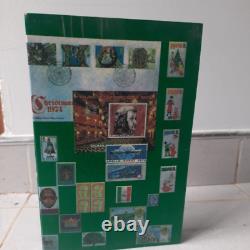 Ceylon Stamp Collection Album High quality Black Pages Size (17cm26cm) Green 8