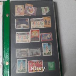 Ceylon Stamp Collection Album High quality Black Pages Size (17cm26cm) Green 8