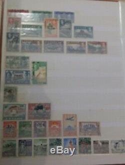 Ceylon stamp collection, 154 different stamps in album