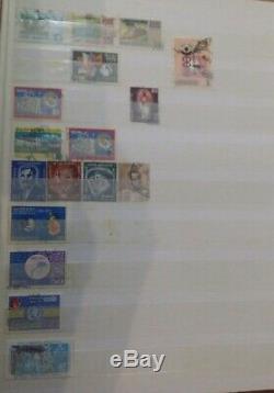 Ceylon stamp collection, 154 different stamps in album