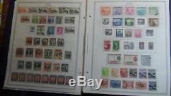 Chile stamp collection on Minkus album pages to'92 with 875 stamps or so