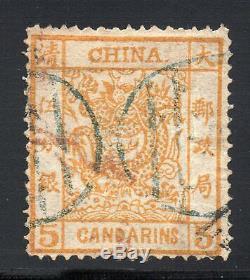 China + Hong-kong 1862/1954 Small Used Collection On Old Album Pages CV 1430