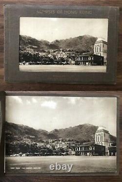 China Hongkong Old Card Pictures Book Album Glimpses Of Hong Kong 16 Cards