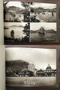 China Hongkong Old Card Pictures Book Album Glimpses Of Hong Kong 16 Cards