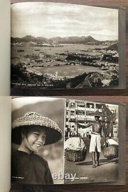 China Hongkong Old Card Pictures Book Album Glimpses Of Hong Kong 16 Cards