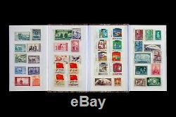 China Old Vintage Stamp Collection in Authentic China Album 41 MH & Used Stamps