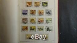 China PRC stamp collection in Minkus album with est. 1,058 stamps high $$ sets