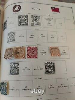 China stamp collection from Scott international album 1897 forward. View photos