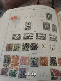 China stamp collection from Scott international album 1897 forward. View photos