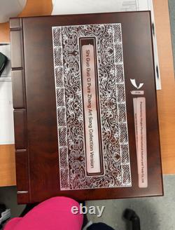 Chinese Stamp Collection album in wooden case NEW AND UNIQUE ONE OF A KIND