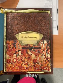 Chinese Stamp Collection album in wooden case NEW AND UNIQUE ONE OF A KIND
