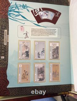 Chinese Stamp Collection album in wooden case NEW AND UNIQUE ONE OF A KIND