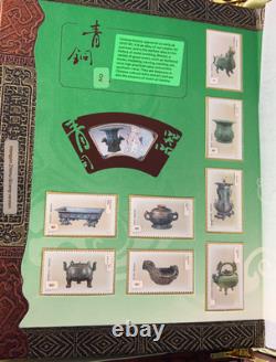 Chinese Stamp Collection album in wooden case NEW AND UNIQUE ONE OF A KIND
