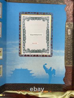 Chinese Stamp Collection album in wooden case NEW AND UNIQUE ONE OF A KIND
