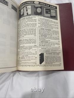 Citation Stamp Album Binder by H. E. Harris & Co 1965 Black & White Stamp Images