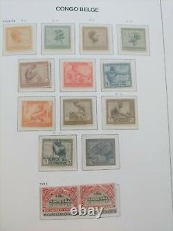 Classic Collection Belgium België Congo + Areas In Davo Album Free Postage