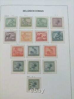 Classic Collection Belgium België Congo + Areas In Davo Album Free Postage