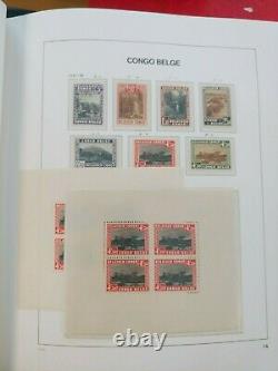 Classic Collection Belgium België Congo + Areas In Davo Album Free Postage