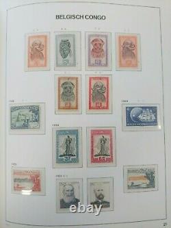 Classic Collection Belgium België Congo + Areas In Davo Album Free Postage