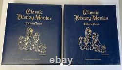 Classic Disney Movies Collector Panels And Stamps 2 Albums 26 Stories