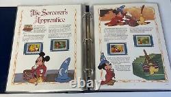Classic Disney Movies Collector Panels And Stamps 2 Albums 26 Stories