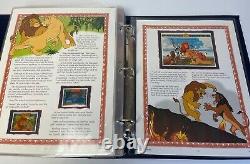 Classic Disney Movies Collector Panels And Stamps 2 Albums 26 Stories