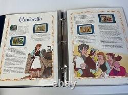 Classic Disney Movies Collector Panels And Stamps 2 Albums 26 Stories