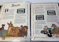 Classic Disney Movies Collector Panels And Stamps 2 Albums 26 Stories