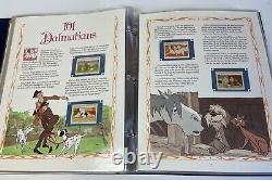 Classic Disney Movies Collector Panels And Stamps 2 Albums 26 Stories